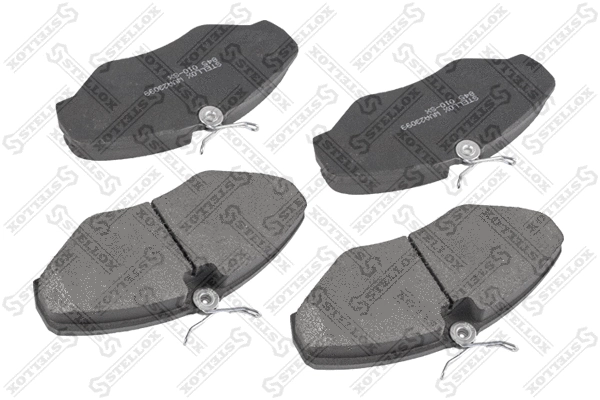 Brake Pad Set, disc brake (845 010-SX)