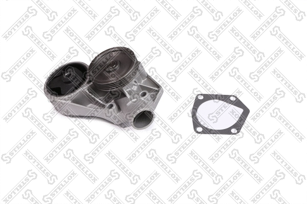 Water Pump, engine cooling (4525-0018-SX)