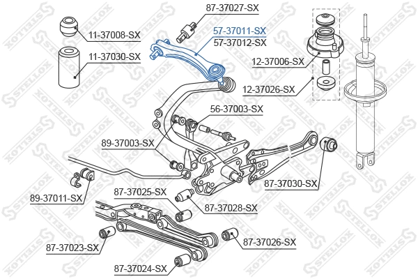 Control/Trailing Arm, wheel suspension
