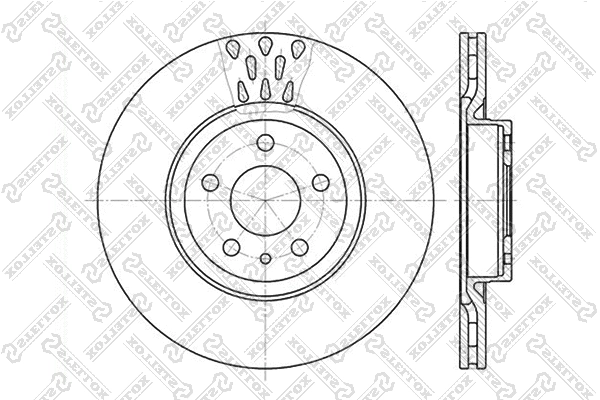 Brake Disc (6020-9925V-SX)