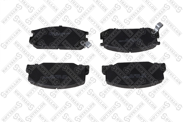 Brake Pad Set, disc brake (163 000B-SX)