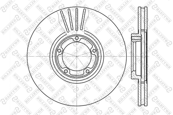 Brake Disc (6020-2532V-SX)