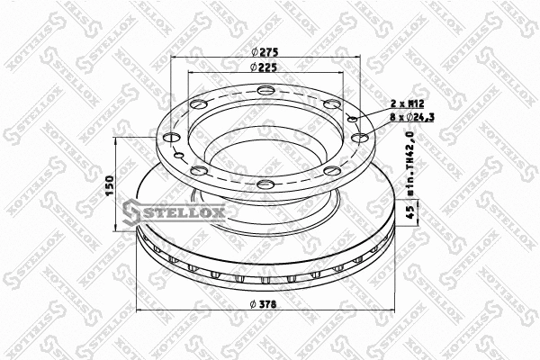 Brake Disc (85-00811-SX)