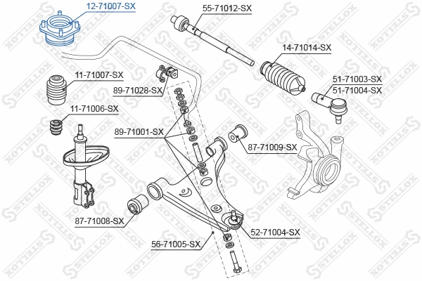 Suspension Strut Support Mount