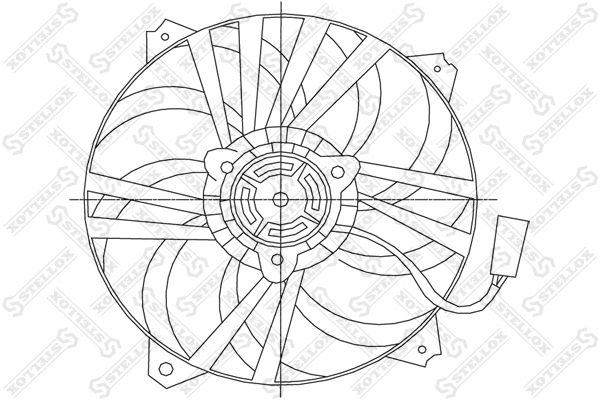 Fan, engine cooling (29-99278-SX)