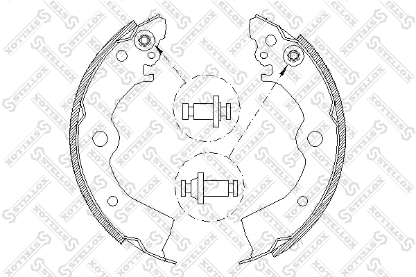 Brake Shoe Set (404 100-SX)