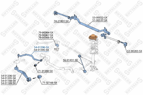 Control/Trailing Arm, wheel suspension
