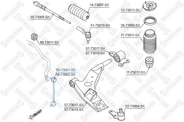 Link/Coupling Rod, stabiliser bar