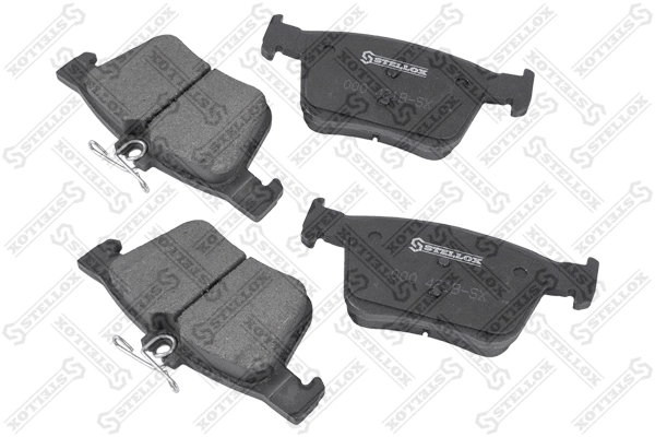 Brake Pad Set, disc brake (000 421B-SX)