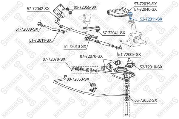 Ball Joint (52-72011-SX)