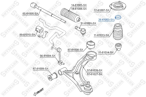 Rolling Bearing, suspension strut support mount