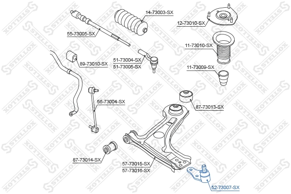 Ball Joint (52-73007-SX)
