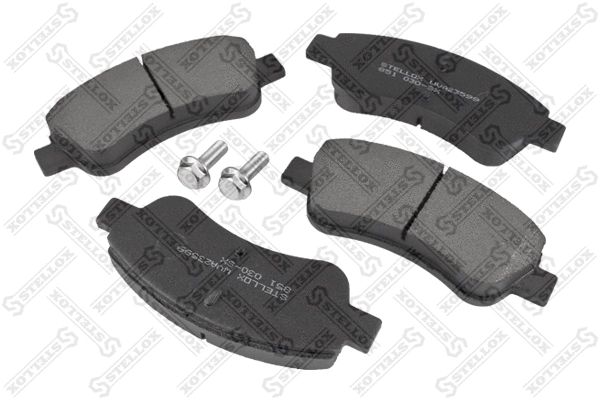 Brake Pad Set, disc brake (851 030-SX)