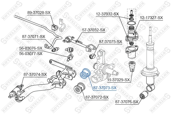 Mounting, control/trailing arm