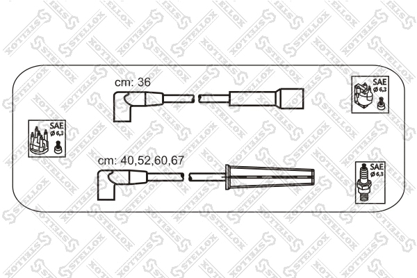 Ignition Cable Kit (10-30041-SX)