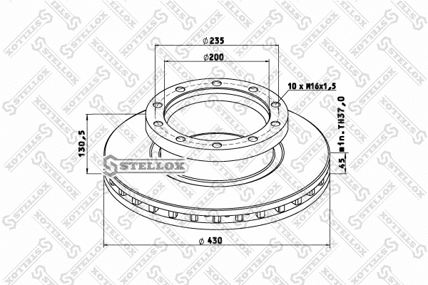 Brake Disc (85-00790-SX)