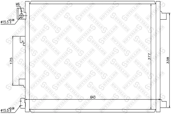 Condenser, air conditioning (10-45485-SX)