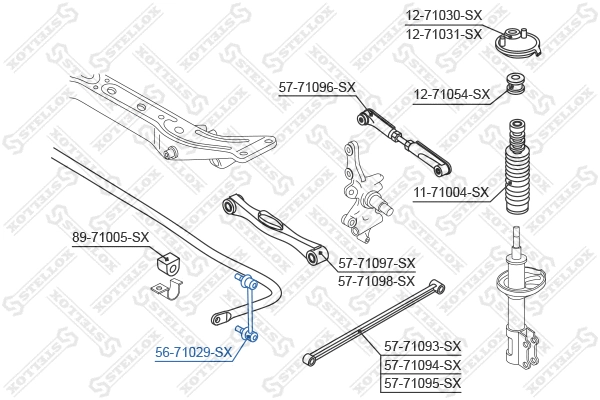 Link/Coupling Rod, stabiliser bar
