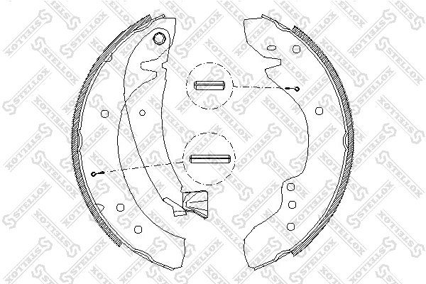 Brake Shoe Set (729 100-SX)