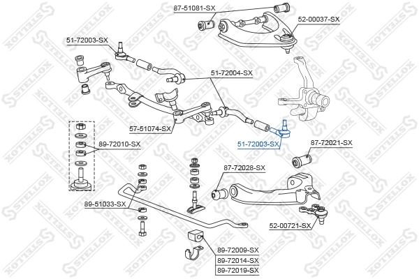 Tie Rod End (51-72003-SX)