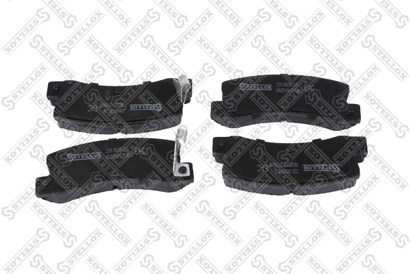 Brake Pad Set, disc brake (225 002B-SX)