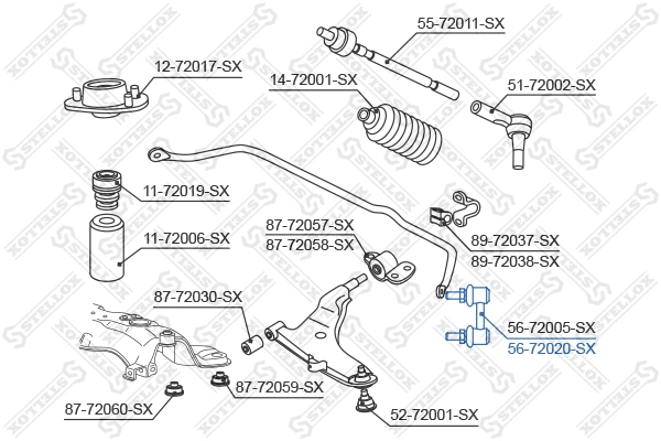 Link/Coupling Rod, stabiliser bar