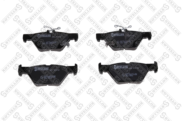 Brake Pad Set, disc brake (689 012-SX)
