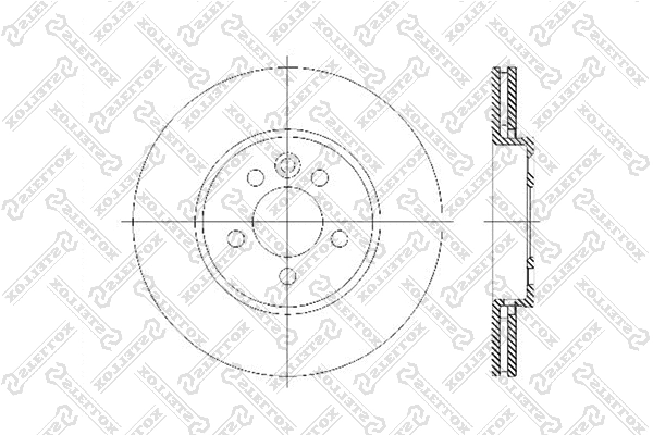 Brake Disc (6020-4013V-SX)