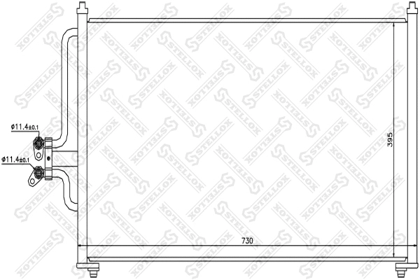 Condenser, air conditioning (10-45459-SX)