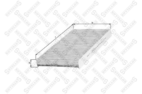 Filter, cabin air (71-10063-SX)