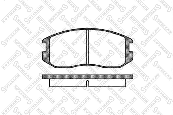 Brake Pad Set, disc brake (368 000-SX)