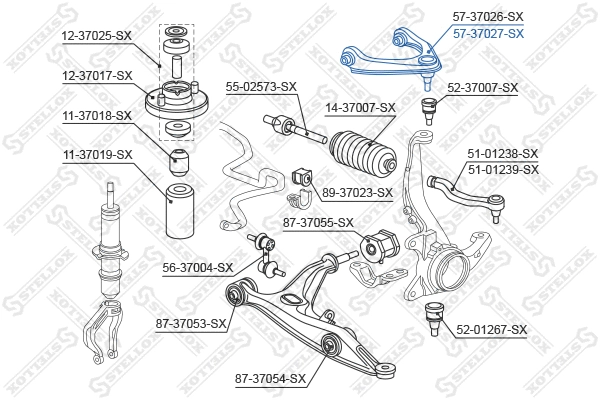 Control/Trailing Arm, wheel suspension