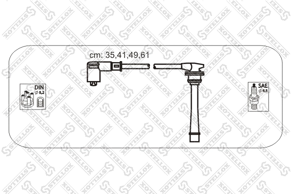 Ignition Cable Kit (10-38412-SX)
