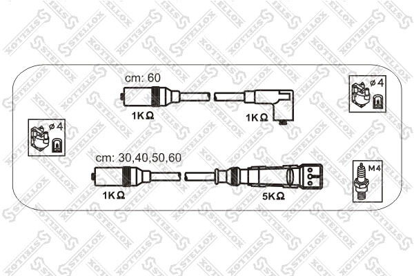 Ignition Cable Kit (10-38337-SX)
