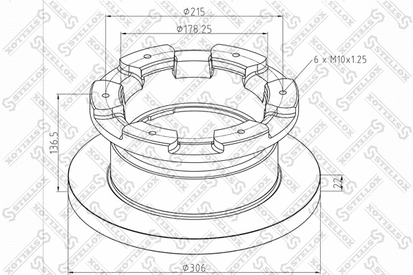 Brake Disc (85-00820-SX)