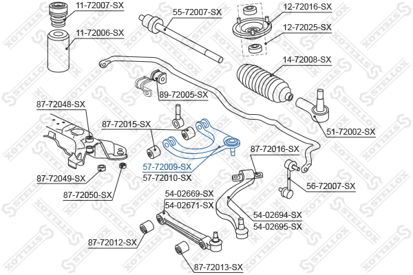 Control/Trailing Arm, wheel suspension