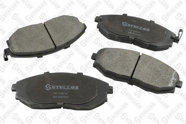 Brake Pad Set, disc brake (000 042B-SX)