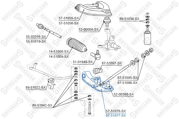 Control/Trailing Arm, wheel suspension