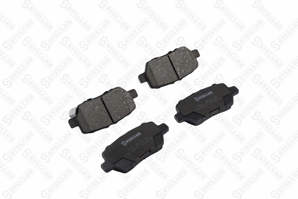 Brake Pad Set, disc brake (000 257B-SX)