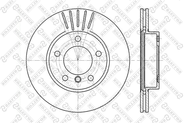 Brake Disc (6020-1521V-SX)