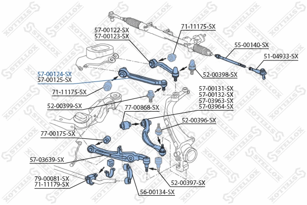 Control/Trailing Arm, wheel suspension