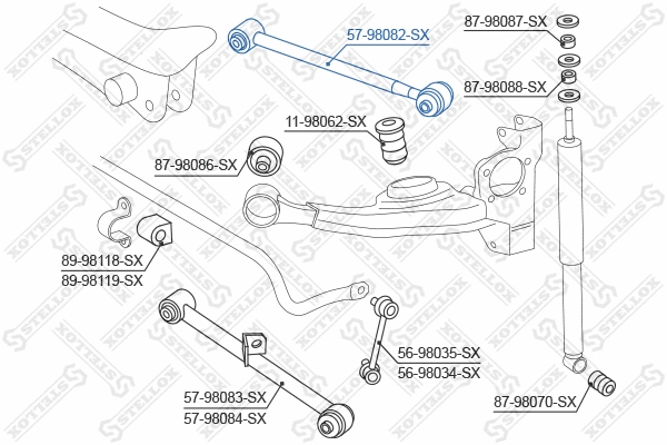 Rod/Strut, wheel suspension