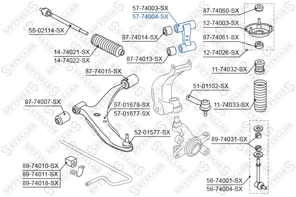 Rod/Strut, wheel suspension