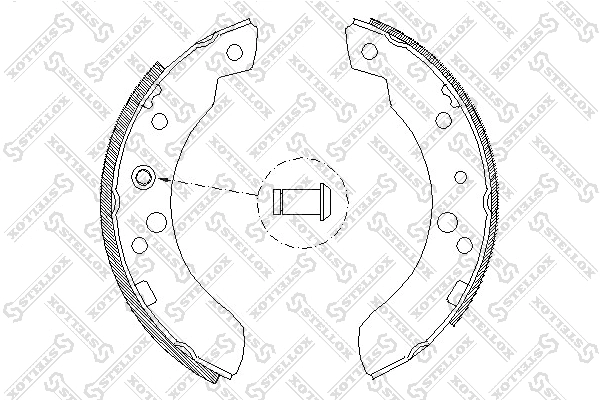 Brake Shoe Set (122 100-SX)