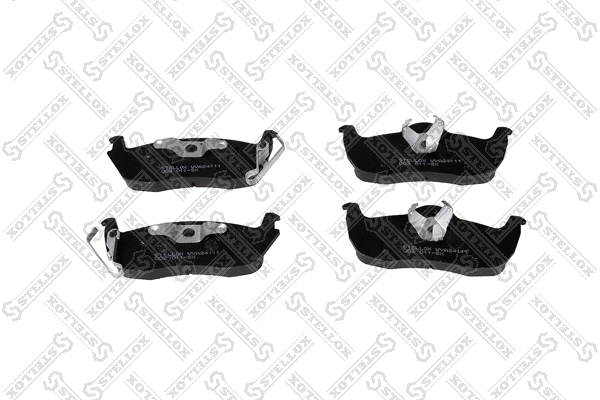Brake Pad Set, disc brake (002 011-SX)