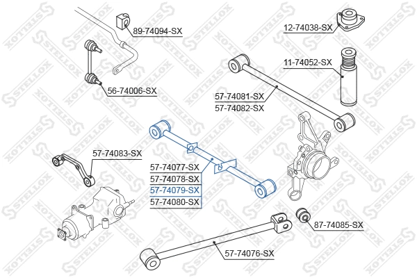 Rod/Strut, wheel suspension