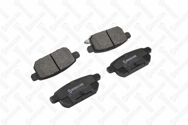 Brake Pad Set, disc brake (000 396B-SX)