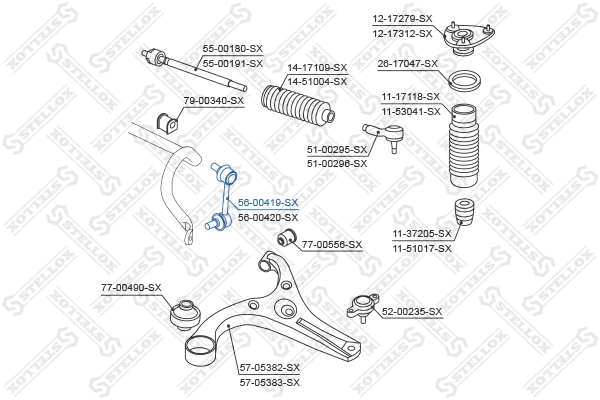 Link/Coupling Rod, stabiliser bar