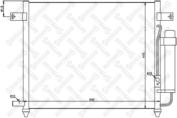 Charge Air Cooler (10-40173-SX)