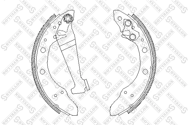 Brake Shoe Set (057 101-SX)